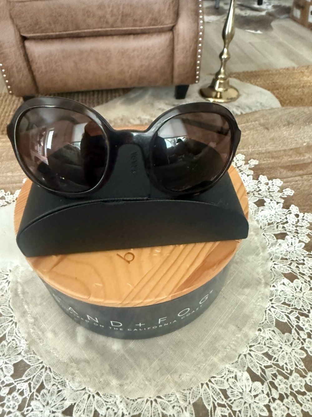 Prada Women's Black Oversized Sunglasses